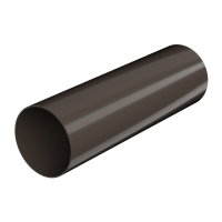 ТН ПВХ труба, темно-коричневый, глянец (3м), шт.