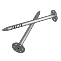Cтальной забивной дюбель TERMOCLIP стена 4 80мм (460 шт/кор)