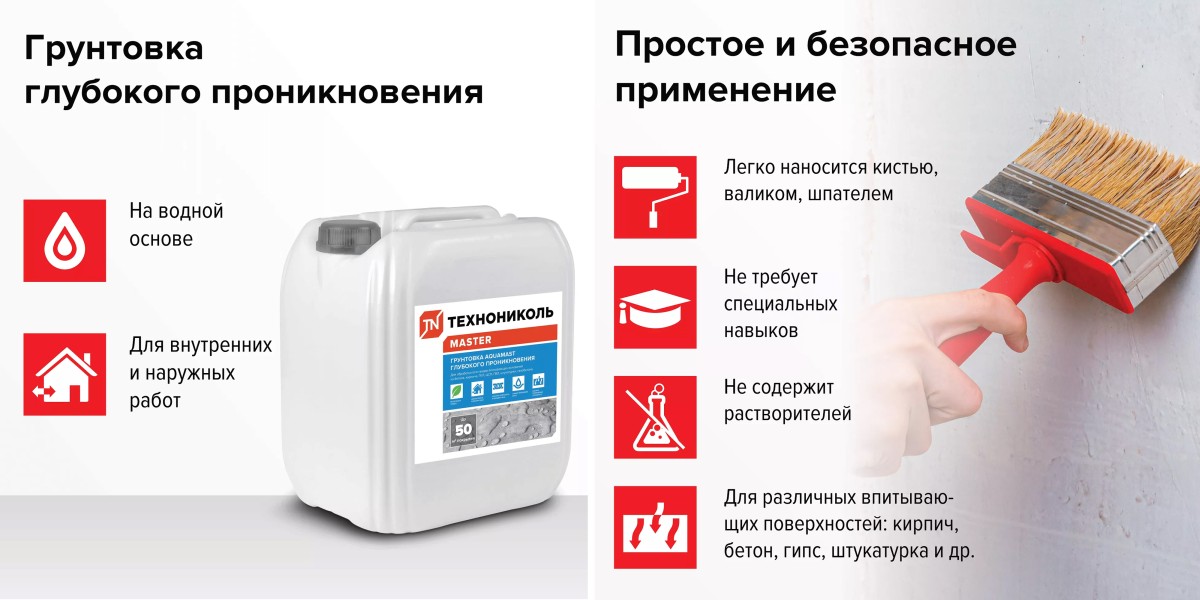 Зачем нужна грунтовка глубокого проникновения AQUAMAST 2