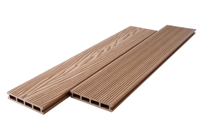 Террасная доска T-DECKS PREMIUM 3D OPTIMA CLASSIC, БРАШИНГ (орех)