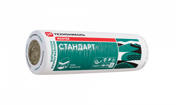 Минеральная изоляция ТЕХНОНИКОЛЬ 40 RN Стандарт 6150х1220х50