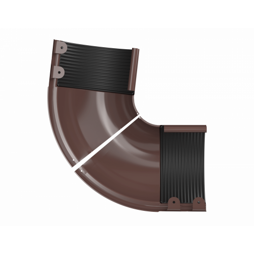 ТЕХНОНИКОЛЬ Металлическая водосточная система, внешний угол регулируемый 100-165°, коричневый