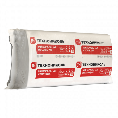 Минеральная изоляция ТЕХНОНИКОЛЬ 34 PN Стены и крыши ПРОФ 1200х600х50
