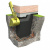 Профилированная мембрана TerraFix 450 2*20м (40м2) Профилированная мембрана TerraFix 450 2*20м (40м2)