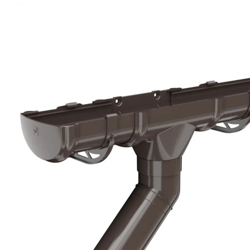 ТН комплект водосточной системы ОПТИМА для ската 6 м, темно-коричневый