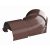 ТЕХНОНИКОЛЬ Металлическая водосточная система, внутренний угол 135°, коричневый