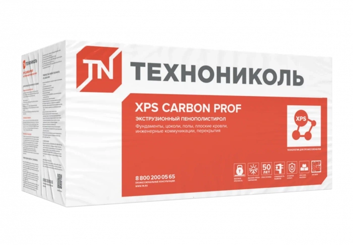 XPS ТЕХНОНИКОЛЬ CARBON PROF 1180х580х50-L