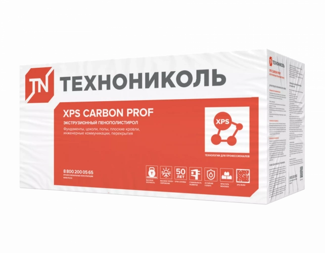 XPS ТЕХНОНИКОЛЬ CARBON PROF SLOPE-2,1% 600x1200x35/60 Элемент B